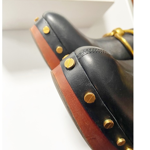 Veronica Beard Giles High Heel Studded Leather Clog size 8.5 - Picture 10 of 10